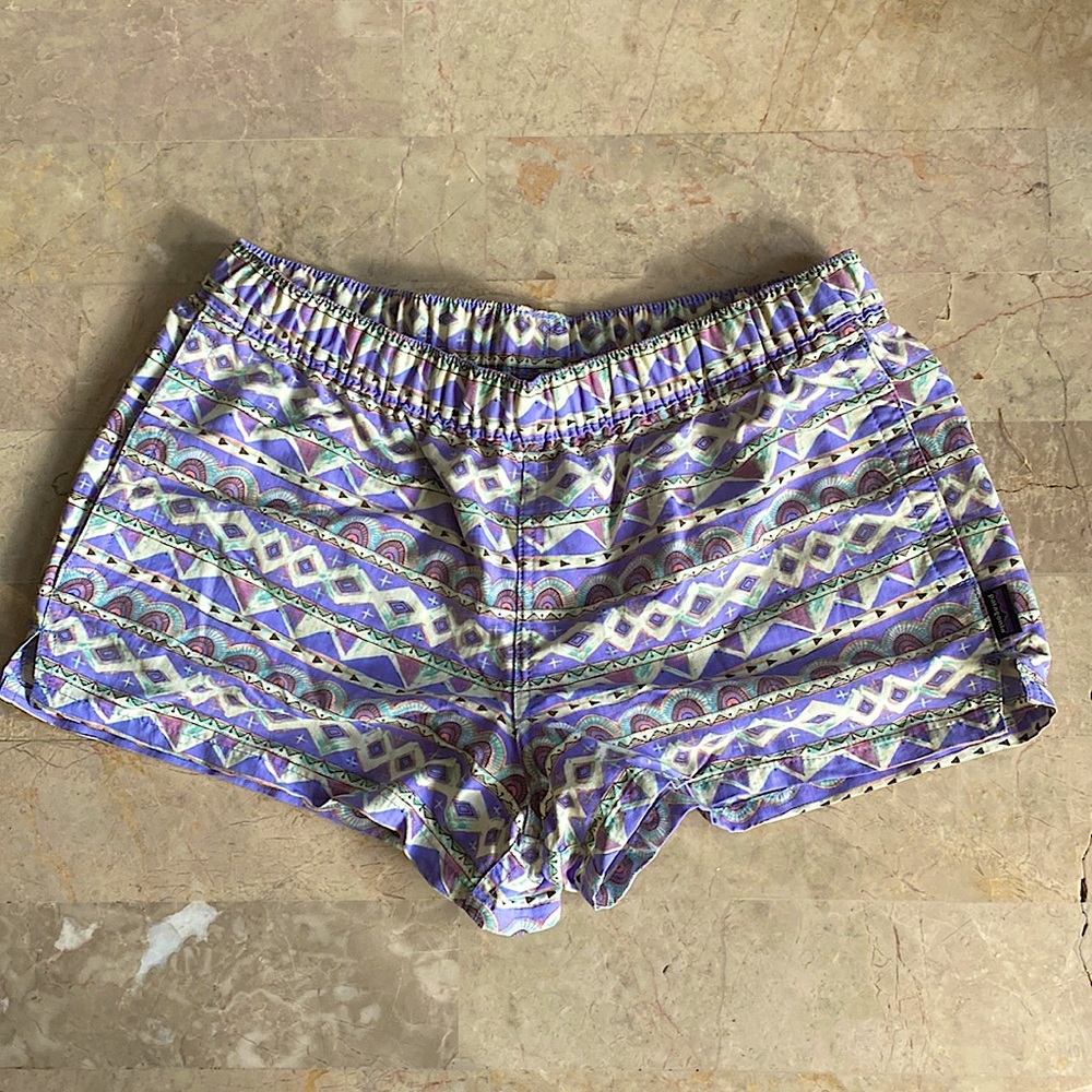 Patagonia women’s Barely Baggies shorts.